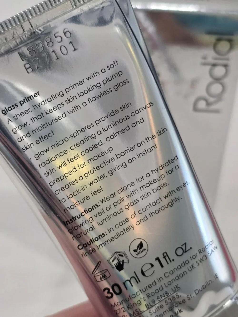 Rodial ✦ Glass Primer ✦ Hydrating Radiant Glow Makeup Base Lightweight 30ml NWT